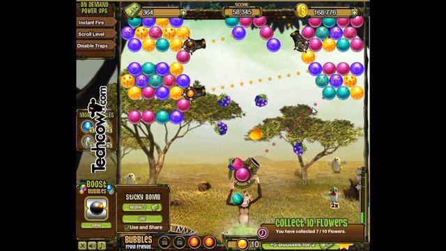 Bubble Safari Level 530 смотреть онлайн