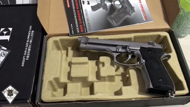 Review Beretta M9 silver WE смотреть онлайн