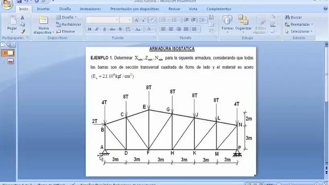 Dibujo de Estructura Isostática en SAP2000 смотреть онлайн