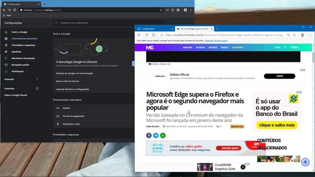 O EDGE baseado em CHROMIUM é melhor que o GOOGLE CHROME? Vamos comparar no vídeo! смотреть онлайн
