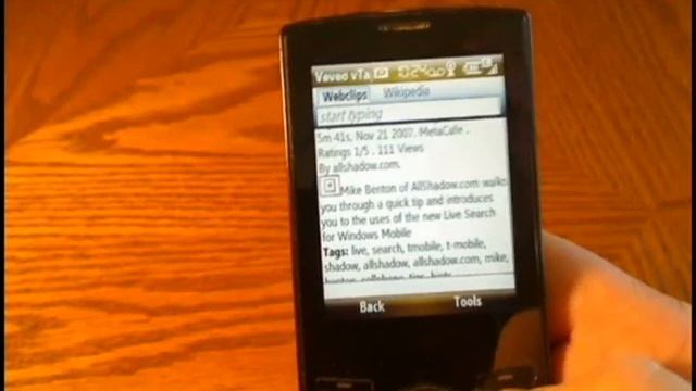 Demonstration of vTap on Windows Mobile | Pocketnow смотреть онлайн