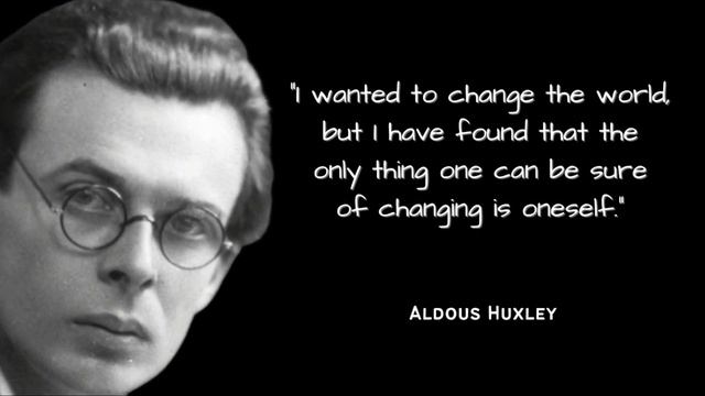 Aldous Huxley Quotes - "Maybe this world is..." смотреть онлайн