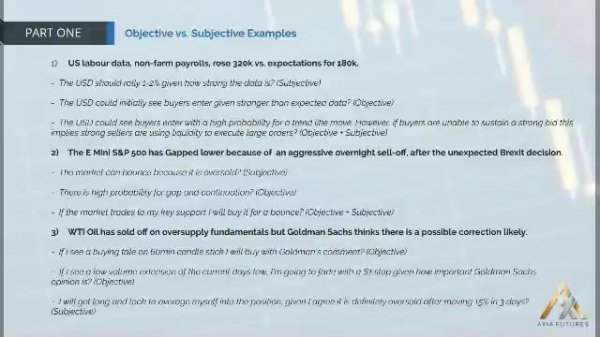 15. MODULE 1 - THE APPRENTICESHIP PART 1-16 Objective vs Subjective Examples