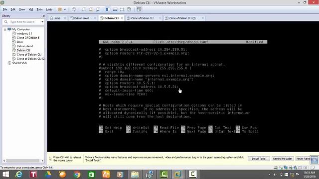 Konfigurasi DHCP Server (Debian 6) смотреть онлайн