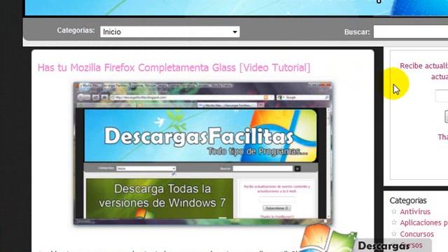 Haz Tu Mozilla Firefox Completamente Glass [Video Original] смотреть онлайн