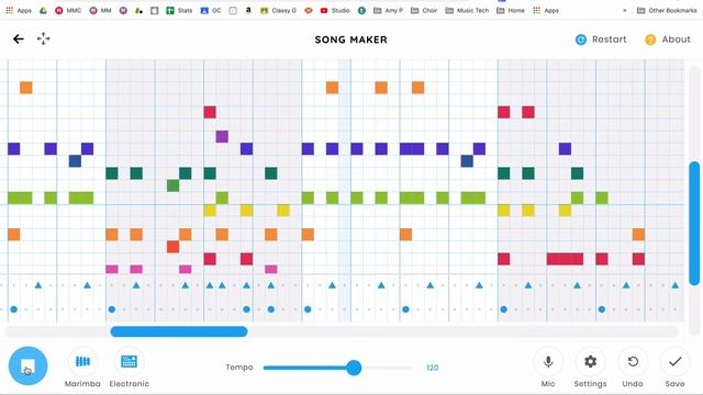 Cantina Band on Chrome Music Lab Songmaker смотреть онлайн