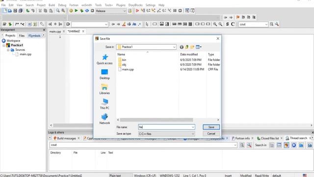 CodeBlocks Tutorial 8 - How to add File to Project on Codeblocks смотреть онлайн
