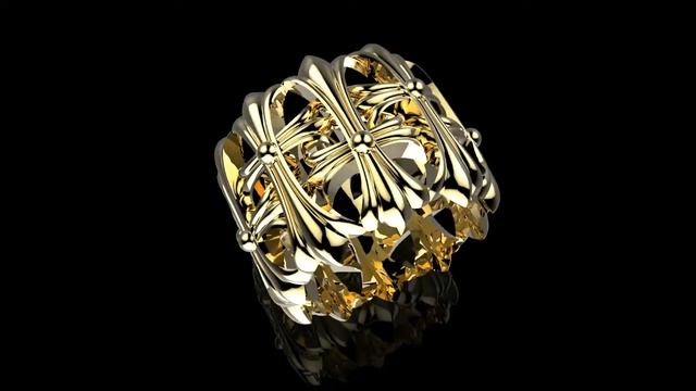 Render nhẫn Chrome Heart và chế tác vàng 18k смотреть онлайн