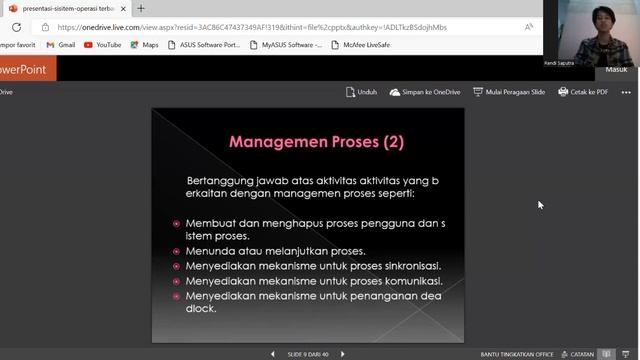 SISTEM OPERASI, Nama : Adit Adriyansa, Nim 221410044, kelas SI 1D смотреть онлайн