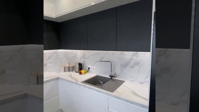 Проект «Кухни Челябинск» - сложная современная кухня