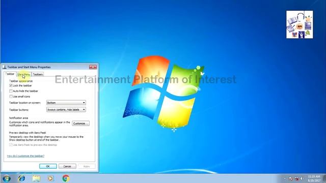 How to make Run Command Visible in Windows 7 - Method #1 смотреть онлайн