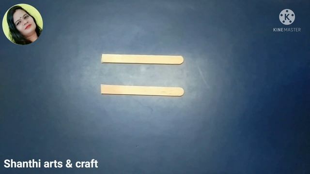 DIY photo frame with popsicle sticks | Ice cream stick reuse смотреть онлайн