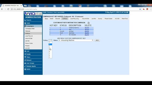 Vicidial Hot Keys смотреть онлайн