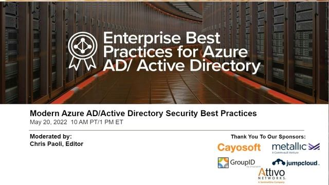 Enterprise Best Practices for Azure AD Active Directory смотреть онлайн