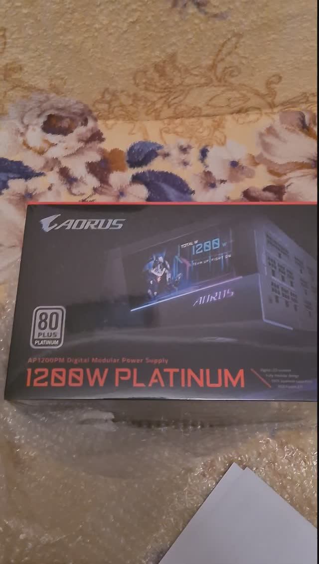 Получил на Ozon свой Блок Питания AORUS 1200W Platinum. смотреть онлайн