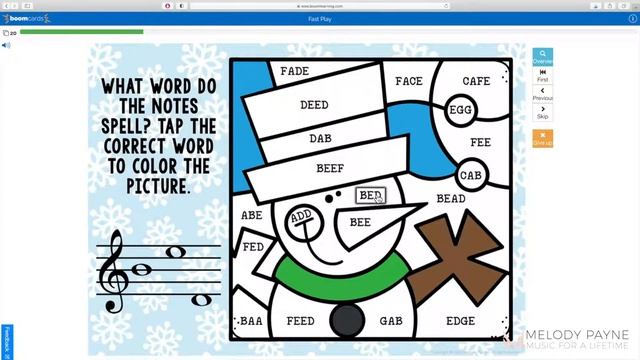 Music BOOM Cards: Color By Treble Clef Notes Winter Scene смотреть онлайн
