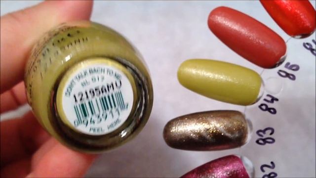 End of 2012 Nail polish collection swatch series - Nicole by OPI and OPI смотреть онлайн
