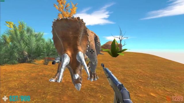 Survive in Jurassic Safari. FPS Perspective Animal Revolt Battle Simulator смотреть онлайн