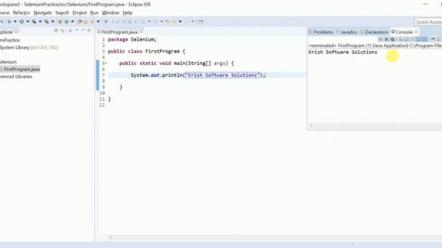 Selenium Beginner Tutorial 12 Setting up Eclispe and First Program on Selenium смотреть онлайн