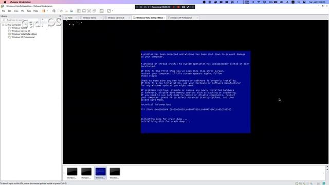 All Windows vista delta edition beta 2 BSOD смотреть онлайн