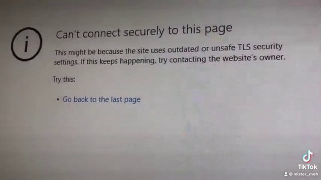 Reading Microsoft Edge Errors: Can’t Connect Securely (an awkward reading 😐) смотреть онлайн