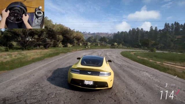 Aston Martin V12 Vantage S 2013 • Forza Horizon 5 • Thrustmaster T300RS+TH8A Shifter