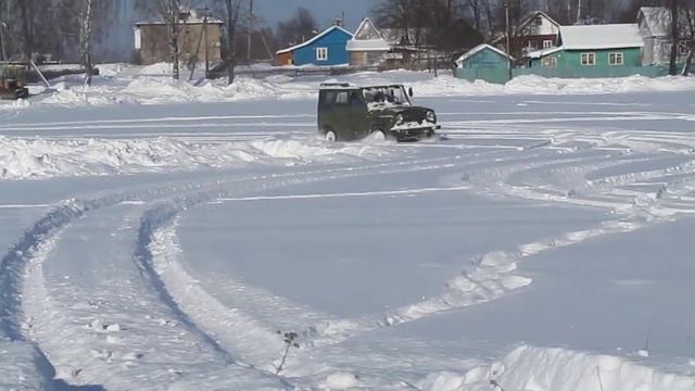 Духовщина рулит . часть 4 (уазик по снегу) смотреть онлайн