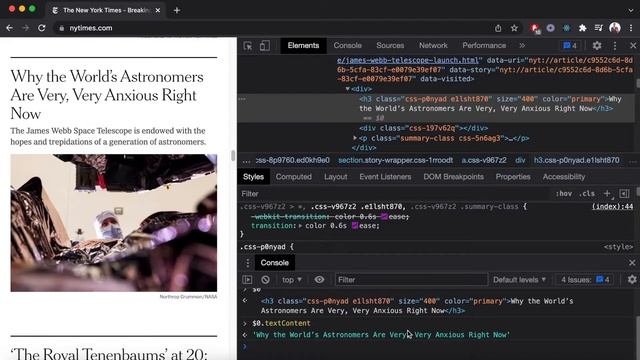 Chrome Development Tools Quick Tips #1: == $0 смотреть онлайн