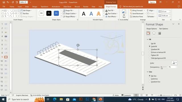 design business concept infographic presentation slide in PowerPoint, tutorial no 109 смотреть онлайн