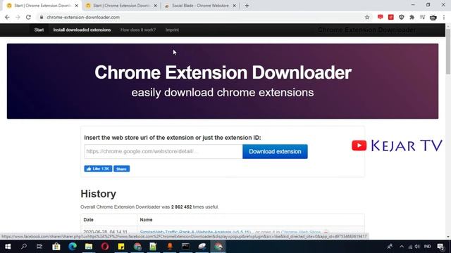 Cara Download File Extention Chrome