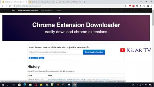 Cara Download File Extention Chrome