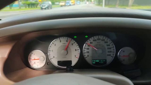 Ускорение Dodge Stratus Sedan 2004, 2.4AT смотреть онлайн