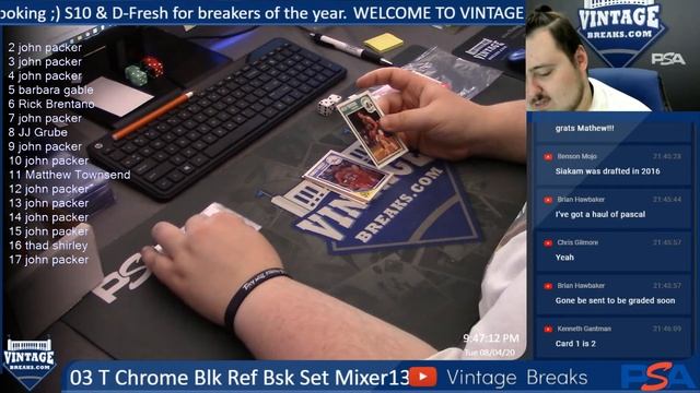 8-4-20 2003 Topps Chrome Black Refractor BSK Set Mixer 13 смотреть онлайн