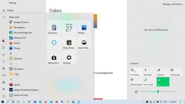 Windows 10 How to change accent colors of text buttons and settings menu July 27th 2020 смотреть онлайн