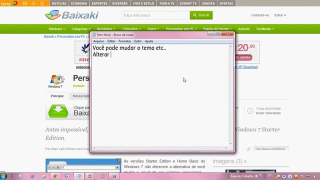 Como Personalizar windows 7 home basic смотреть онлайн