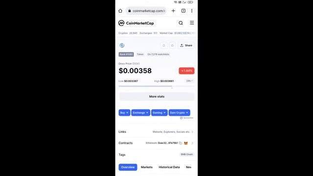 How to Buy Dovu Token (DOV) Using UniSwap On Trust Wallet смотреть онлайн