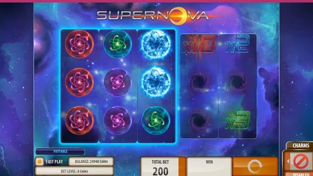 Supernova on Mirrorball Slots by Plumbee - Facebook Version смотреть онлайн