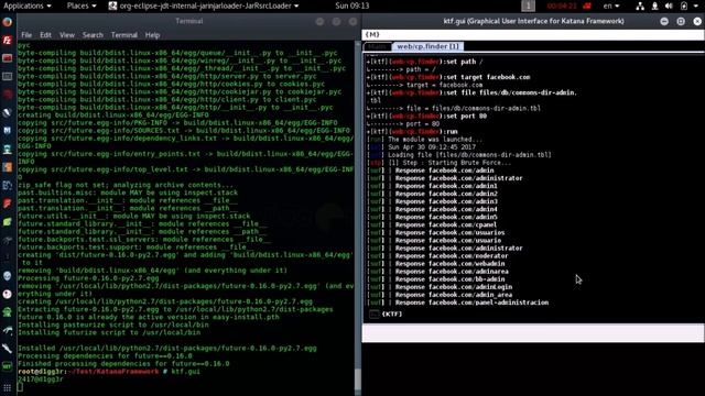 Kali Linux Tools - Katana Framework toolkit Running the Graphical Shell смотреть онлайн