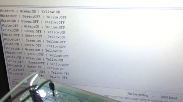 Three Led - Print Leds status on Serial Monitor смотреть онлайн