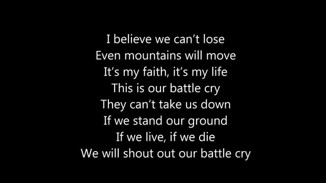 BATTLE CRY Skillet Lyrics смотреть онлайн