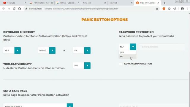 How To Hide All tabs in Chrome Browser | Panic Button Extension смотреть онлайн