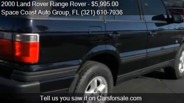 2000 Land Rover Range Rover 4.0 SE AWD 4dr SUV For Sale In S