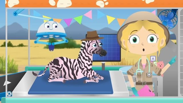 Asha The Cheetah | Doctor Poppy on Safari | Animal Cartoons for Children смотреть онлайн
