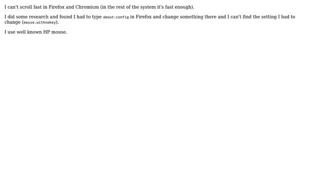 Ubuntu: Scrolling in Firefox and Chromium смотреть онлайн