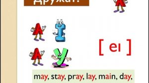 Читаем по-английски. Буквосочетания ai/ay, ei/ey