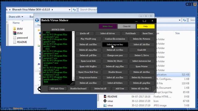 CEH7-6 Virus Maker Tools   BVM