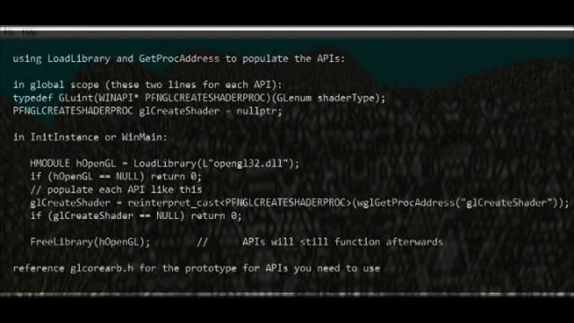 modern OpenGL using only win32 смотреть онлайн