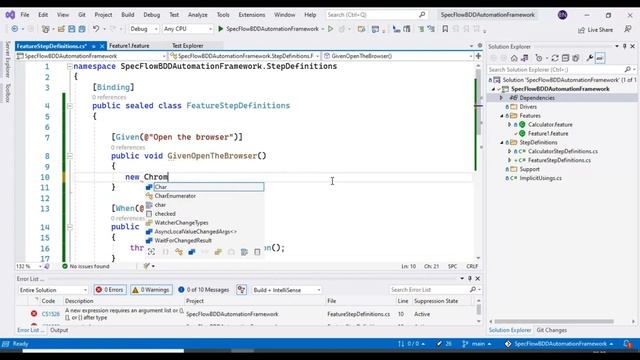 SpecFlow Selenium C# Tutorials-01 End to End in 20 Minutes |Install, Project Creation & First Scrip смотреть онлайн