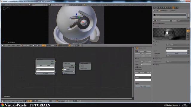 Blender Material Tutorial - Chrome Material