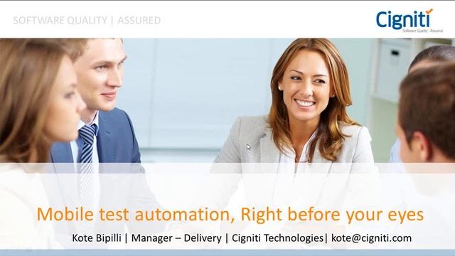 Copy of Mobile test automation, Right before your eyes смотреть онлайн
